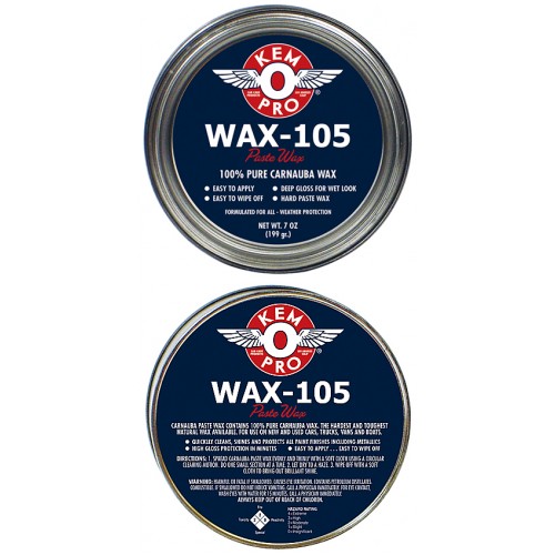 Wax 105 - Car Paste Wax - Kem-O-Pro Car Care Products